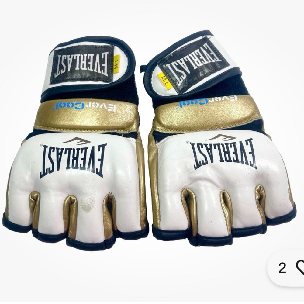 Everlast Multi-Purpose Training Gloves in Gold and White‎